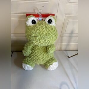 Smoochy Pet Pals ~ Frog 🐸 Clinker & Squeaker Dog Toy 12”.